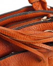 Big-Handbag-Shop-Womens-Faux-Leather-Small-Multi-Pockets-Satchel-Bag-H12133-Dark-Grey-0-4