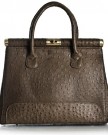 Big-Handbag-Shop-Womens-Faux-Ostrich-Leather-Brushed-Gold-Turnlock-Satchel-Bag-K030-Light-Beige-0-0