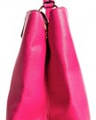 Big-Handbag-Shop-Womens-Trendy-Designer-Inspired-Faux-Leather-Top-Handle-Satchel-Bag-S-6645-Pink-0-4