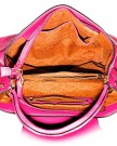 Big-Handbag-Shop-Womens-Trendy-Designer-Inspired-Faux-Leather-Top-Handle-Satchel-Bag-S-6645-Pink-0-5