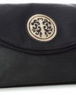 Big-Handbag-Shop-Womens-Trendy-Multipockets-Faux-Leather-Clutch-Bag-1066-Black-0