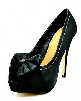 Black-Brushed-suedette-high-heel-court-shoes-with-large-bow-0
