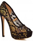 Black-golden-lace-peep-toe-stiletto-high-heel-date-party-evening-shoes-0