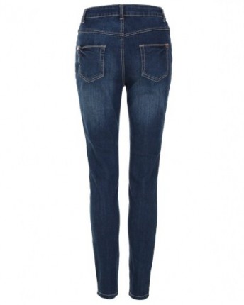 Blue-Inc-Woman-Ladies-Blue-High-Waisted-Skinny-Stretchy-High-Rise-Denims-Jeans-12-0