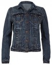 Blue-Inc-Woman-Womens-Blue-Denim-Contrast-Stitching-Button-Up-Casual-Jacket-14-0