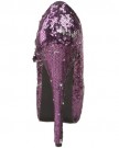 Bordello-Purple-Sequin-Platform-High-Heel-Pump-PurpleSilverSequin-Size-8-0-0