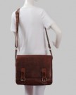 Brown-Leather-Messenger-Bag-Vintage-Styled-Satchel-EastWest-Collection-by-Rowallan-0-2
