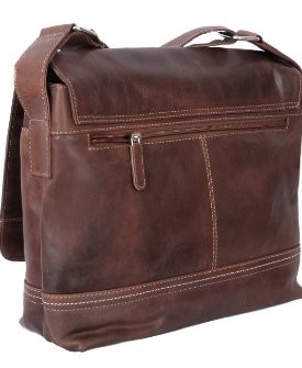 Brown-Leather-Messenger-Bag-Vintage-Styled-Satchel-EastWest-Collection-by-Rowallan-0