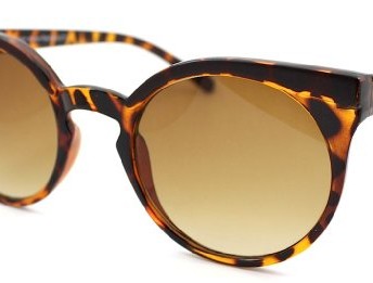 Brown-Tortoiseshell-Fashion-Round-Cat-Eye-Sunglasses-Vintage-Retro-Designer-60s-0