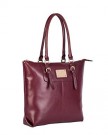 Burgundy-Red-Twin-Strap-Large-Shoulder-Handbag-Tote-Bag-by-Smith-Canova-0-0