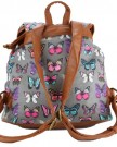 Butterfly-Print-Canvas-Backpack-Rucksack-Grey-0-1
