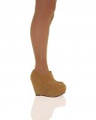 ByPublicDemand-A5T-Womens-Mid-Heel-Wedges-Platform-Shoes-Nude-Beige-Brown-Faux-Suede-Size-4-UK-0-0