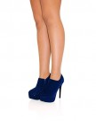 ByPublicDemand-L14-Womens-Stiletto-High-Heels-Ankle-Boots-Navy-Blue-Faux-Suede-Size-4-UK-0-3