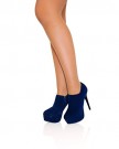 ByPublicDemand-L14-Womens-Stiletto-High-Heels-Ankle-Boots-Navy-Blue-Faux-Suede-Size-4-UK-0-4