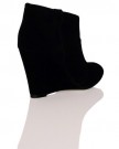 ByPublicDemand-W2E-Womens-Mid-Heel-Wedges-Ankle-Boots-Black-Faux-Suede-Size-8-UK-0-3
