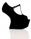 ByPublicDemand-W2Y-Womens-Very-High-Heel-Less-Wedges-Black-Faux-Suede-Size-7-UK-0-4