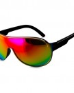 CASPAR-Unisex-Aviator-Uni-Lens-Sunglasses-many-colours-SG007-Farbeschwarz-gold-verspiegelt-0