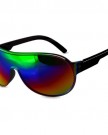 CASPAR-Unisex-Aviator-Uni-Lens-Sunglasses-many-colours-SG007-Farbeschwarz-gold-verspiegelt-0-5