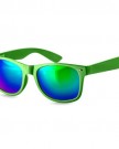 CASPAR-Unisex-Classic-Wayfarer-Sunglasses-many-colours-SG030-Farbegrn-grn-verspiegelt-0