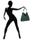 CASPAR-Womens-Multi-Functional-Handbag-Shoulder-Bag-many-colours-TS561-Farbedunkelgrn-0-4
