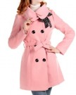 CHAREX-Women-Wool-Blends-Coat-Outwear-Small-Size-UK-Pink-0-2