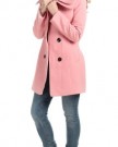 CHAREX-Women-Wool-Blends-Coat-Outwear-Small-Size-UK-Pink-0-5