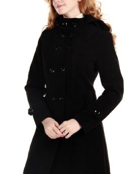 CHAREX-Womens-Wool-Blends-Coat-Medium-Size-UK-Black-0