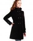 CHAREX-Womens-Wool-Blends-Coat-Medium-Size-UK-Black-0-4