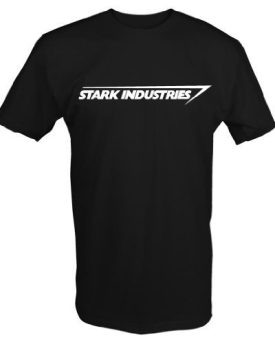 CUSTOM-STARK-INDUSTRIESTEE-T-SHIRT-IRON-MAN-AVENGERS-FAN-ART-Large-Black-0