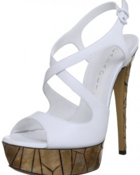 Casadei-Womens-White-Platform-Peep-Toe-Heels-5-UK-0