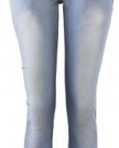 Catch-One-Ladies-Denim-Skinny-Slim-Fit-Stretchy-High-Waisted-Jeans-Womens-Trousers-Light-Blue-10-0-0