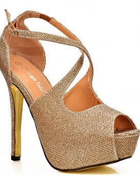 Champagne-Sparkly-Crossed-Ankle-Strap-Peep-Toe-High-Heel-Party-Evening-Shoes-Sandals-0