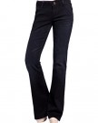 Christian-Audigier-Womens-Causal-Bootcut-Jeans-Cotton-Slim-Fit-Bootleg-Pants-Black-Size-27-0-0