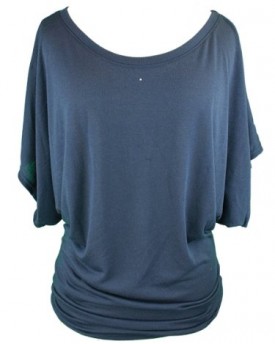Colours-Apparel-Crystal-Scoop-Neck-Dolman-Sleeve-Loose-Fit-Blouse-Jersey-Tee-Small-Navy-0