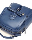 Coofit-Leisure-Leather-Shoulders-Bag-Backpack-Sweet-Bowknot-Schoolbag-for-Girls-Blue-0-3