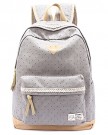 Coofit-New-Arrival-Thicken-High-Quality-Canvas-Girls-Lace-Schoolbag-Small-Grey-0