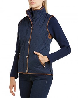 Crew-Clothing-Womens-Forres-Quilted-Sleeveless-Gilet-Blue-Navy-Size-8-0