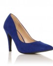 DARCY-Electric-Blue-Faux-Suede-Stilleto-High-Heel-Pointed-Court-Shoes-Size-UK-8-EU-41-0-0