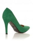 DARCY-Green-Faux-Suede-Stilleto-High-Heel-Pointed-Court-Shoes-Size-UK-5-EU-38-0-1