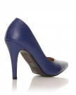 DARCY-Navy-PU-Leather-Stilleto-High-Heel-Pointed-Court-Shoes-Size-UK-4-EU-37-0-1