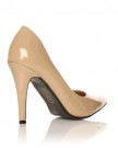 DARCY-Nude-Patent-PU-Leather-Stilleto-High-Heel-Pointed-Court-Shoes-Size-UK-4-EU-37-0-1