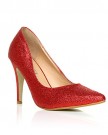 DARCY-Red-Glitter-Stilleto-High-Heel-Pointed-Court-Shoes-Size-UK-5-EU-38-0-0