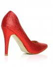 DARCY-Red-Glitter-Stilleto-High-Heel-Pointed-Court-Shoes-Size-UK-5-EU-38-0-1