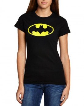 DC-Womens-Batman-Logo-Crew-Neck-Short-Sleeve-T-Shirt-Black-Size-12-Manufacturer-SizeLarge-0