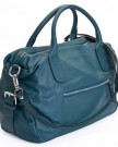 DELARA-Real-Napa-Leather-Fine-Handbag-Petrol-Colour-0