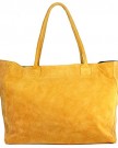 DELARA-Real-Suede-Spacious-Shopping-Bag-Bright-yellow-0-0