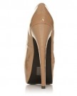 DONNA-Dark-Nude-Patent-PU-Leather-Stilleto-Very-High-Heel-Platform-Court-Shoes-Size-UK-6-EU-39-0-2