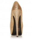 DONNA-Gold-Glitter-Stiletto-Very-High-Heel-Platform-Court-Shoes-Size-UK-7-EU-40-0-2