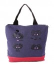 Damara-Canvas-Luggage-Bags-Casual-Tote-Shoulder-BagDark-Purple-0