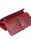 Damara-Women-Faux-Leather-Wallet-Multi-functional-Trifold-PurseBrown-0-3